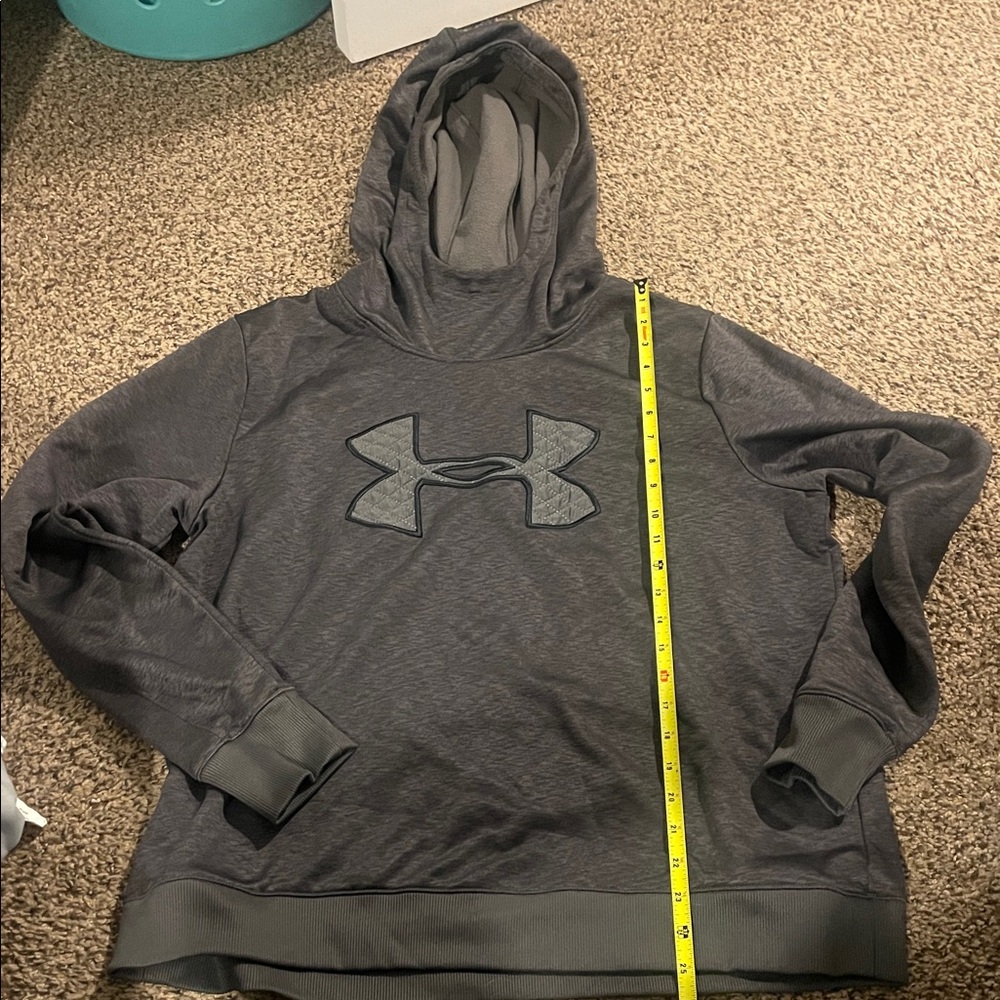 Under Armour Dark Gray Hooded Sweatshirt